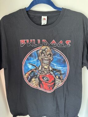 Iron Maiden / Bulldogs Graphic Tee - Black
